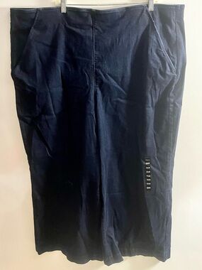 Studio by Torrid Denim Wide Leg Jeans 26R High Rise Dark Wash NWT New